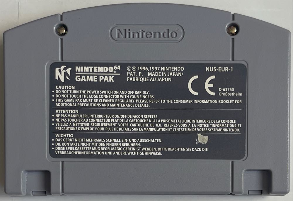 F-1 World Grand Prix - Nintendo 64 (N64) (Video System - 1-2) video game collectible - Main Image 2