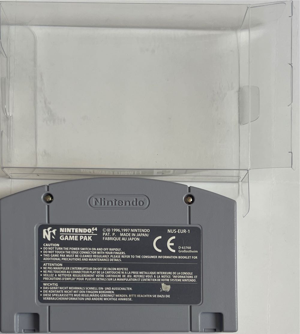 F-1 World Grand Prix - Nintendo 64 (N64) (Video System - 1-2) video game collectible - Main Image 4