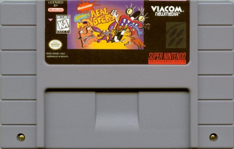 Aaahh!! Real Monsters - Nintendo Super Nintendo Entertainment System (SNES) (Viacom New Media - 1-2) video game collectible - Main Image 4
