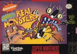 Aaahh!! Real Monsters - Nintendo Super Nintendo Entertainment System (SNES) video game collectible - Main Image 1