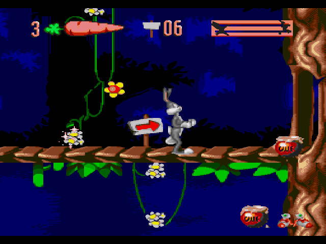 Bugs Bunny in Double Trouble - Sega Mega Drive (Sega - 1) video game collectible [Barcode 4974365618407] - Main Image 3