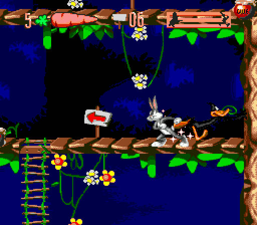 Bugs Bunny in Double Trouble - Sega Mega Drive (Sega - 1) video game collectible [Barcode 4974365618407] - Main Image 4