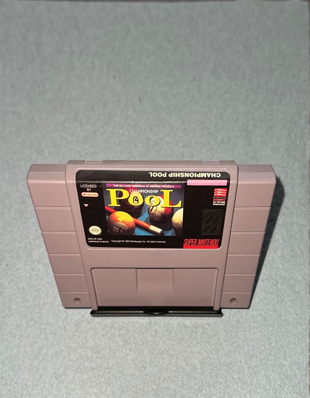 Championship Pool - Nintendo Super Nintendo Entertainment System (SNES) video game collectible - Main Image 3