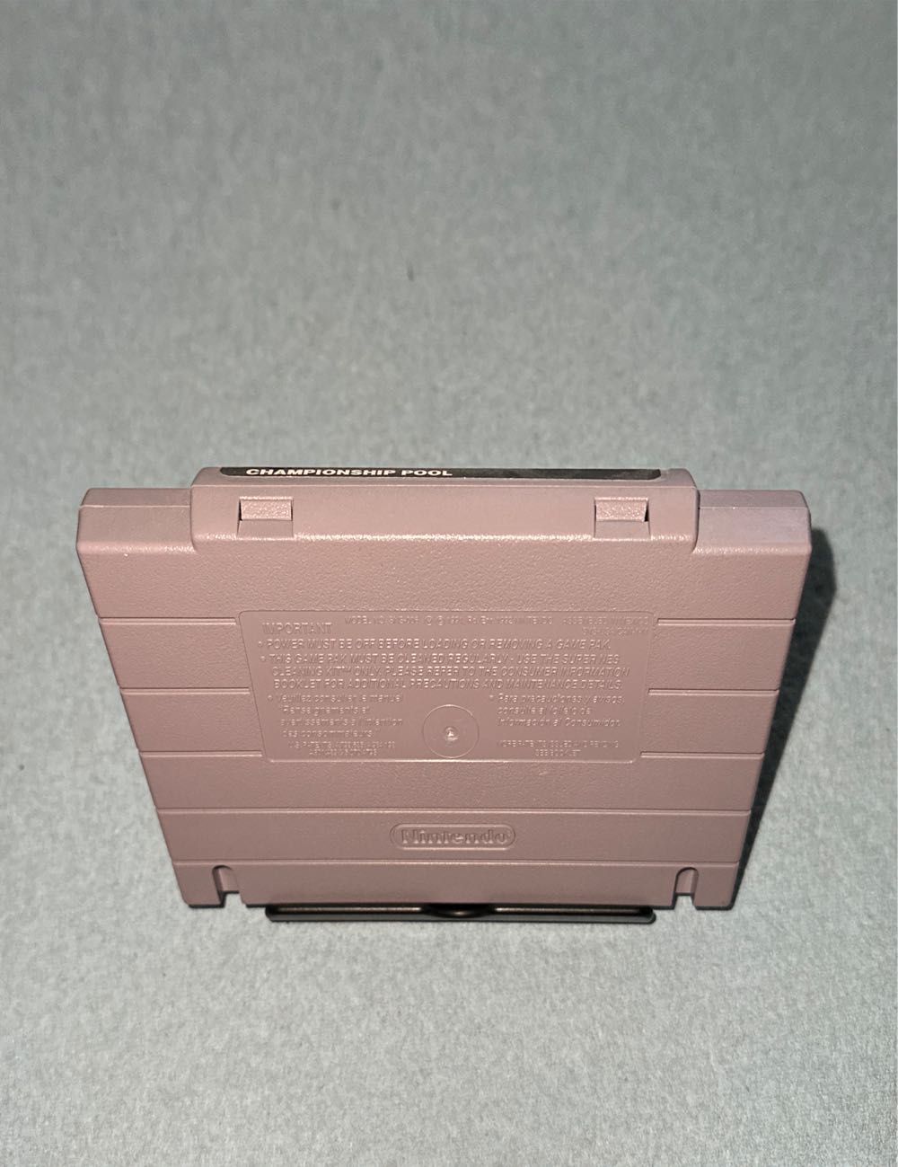Championship Pool - Nintendo Super Nintendo Entertainment System (SNES) video game collectible - Main Image 4