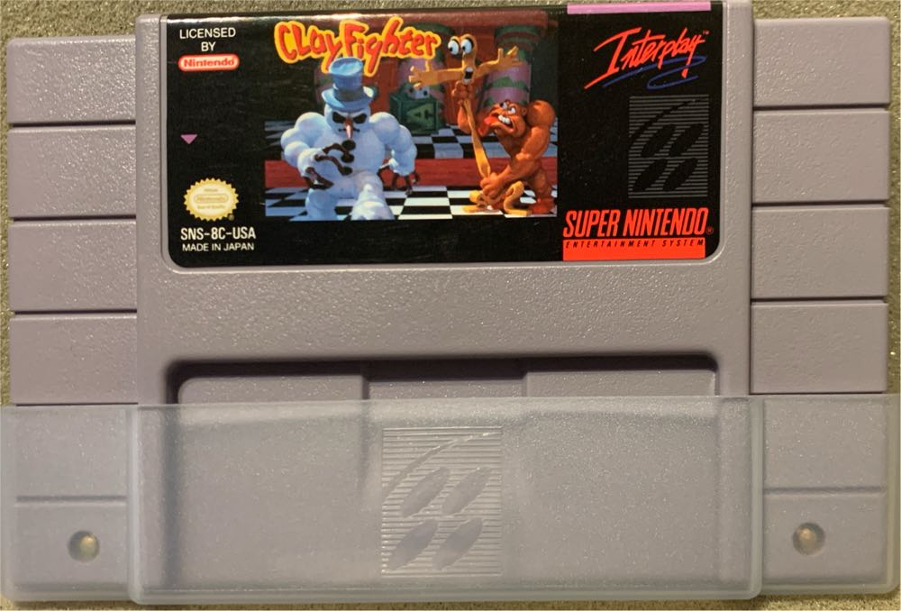 Clay Fighter - Nintendo Super Nintendo Entertainment System (SNES) (Interplay - 2) video game collectible [Barcode 040421820115] - Main Image 4