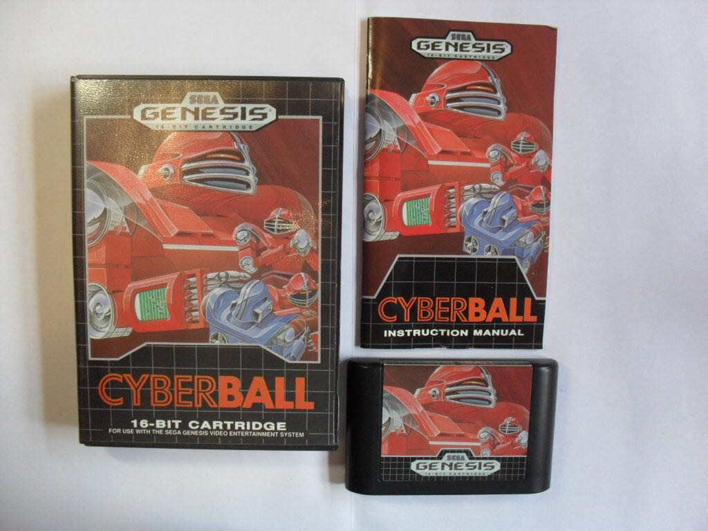 Cyberball - Sega Mega Drive (Sega Enterprises, Ltd - 1-2) video game collectible [Barcode 4974365611095] - Main Image 2