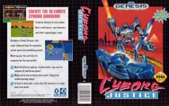 Cyborg Justice - Sega Genesis (Mega Drive) (Sega - 1-2) video game collectible [Barcode 010086010244] - Main Image 2