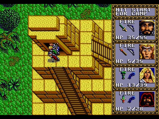 Dungeons and Dragons - Warriors of the Eternal Sun - Sega Mega Drive (Sega - 1) video game collectible [Barcode 4974365613044] - Main Image 4