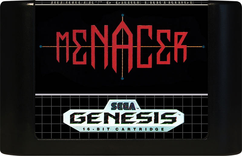 Menacer 6-Game Cartridge - Sega Genesis (Mega Drive) (Sega - 1-2) video game collectible [Barcode 010086016581] - Main Image 4