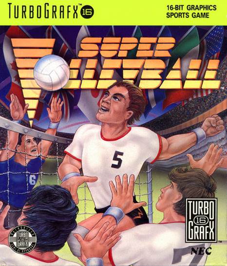 Super Volleyball - NEC TurboGrafx-16 video game collectible - Main Image 1