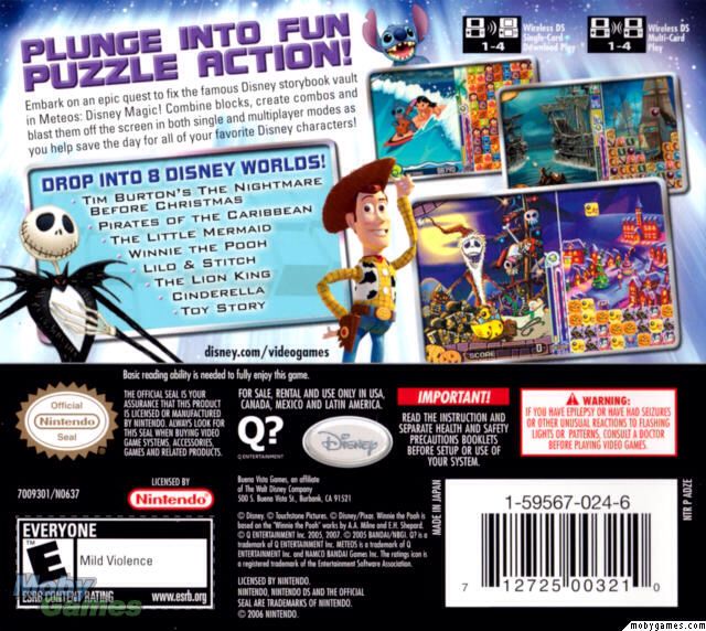 Meteos Disney Magic - Nintendo DS video game collectible - Main Image 2