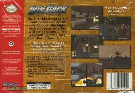 WinBack Covert Operations - Nintendo 64 (N64) (Koei - 4) video game collectible [Barcode 040198001052] - Main Image 2