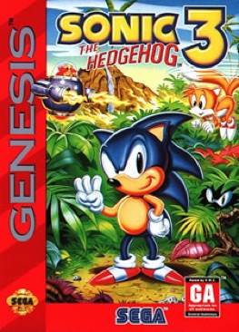 Sonic The Hedgehog 3 - Nintendo Wii Virtual Console video game collectible - Main Image 1