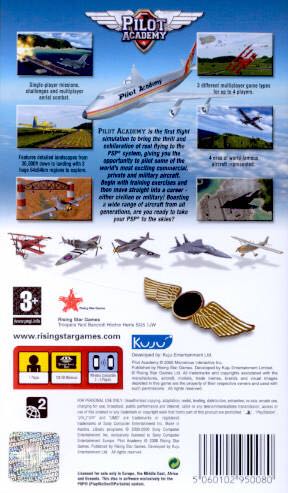 Pilot Academy - Sony PlayStation Portable (PSP) (Rising Star Games) video game collectible [Barcode 5060102950295] - Main Image 2