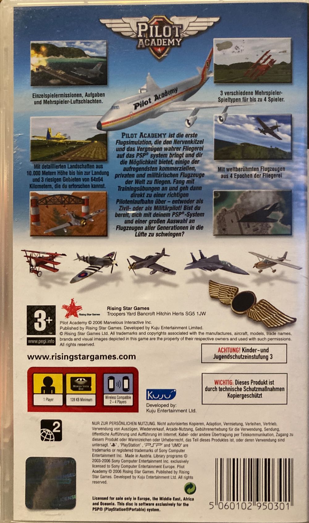 Pilot Academy - Sony PlayStation Portable (PSP) video game collectible [Barcode 5060102950301] - Main Image 2