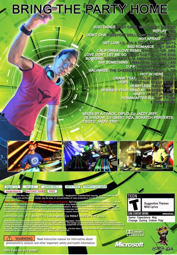 DJ Hero 2 - Microsoft Xbox 360 (Activision - 3) video game collectible [Barcode 047875961722] - Main Image 2