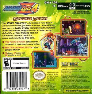 Mega Man Zero 4 - Nintendo Game Boy Advance (GBA) (Capcom) video game collectible [Barcode 0013388280278] - Main Image 2