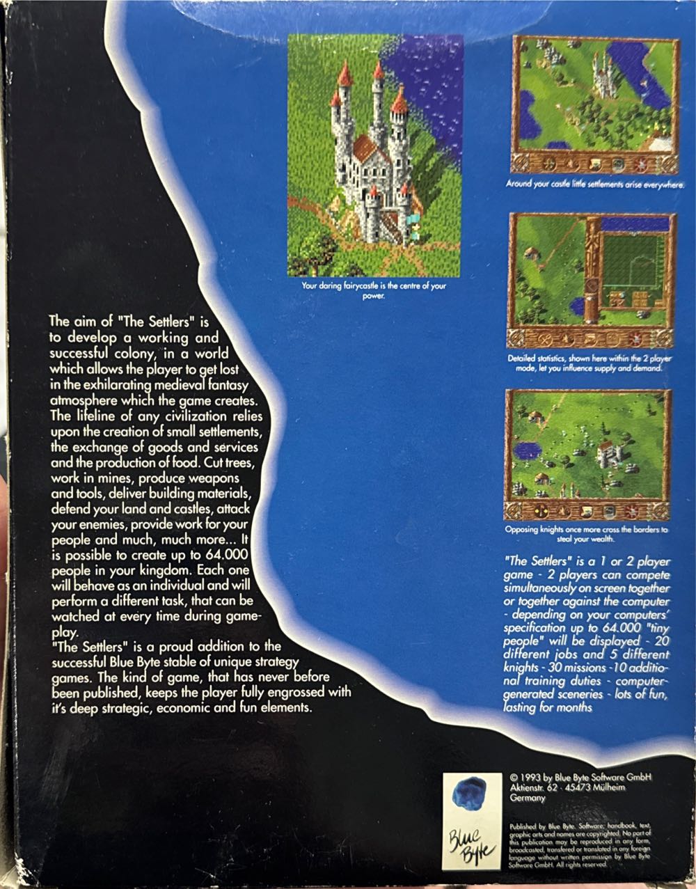 Settlers - Commodore Amiga video game collectible [Barcode 4014092000134] - Main Image 2