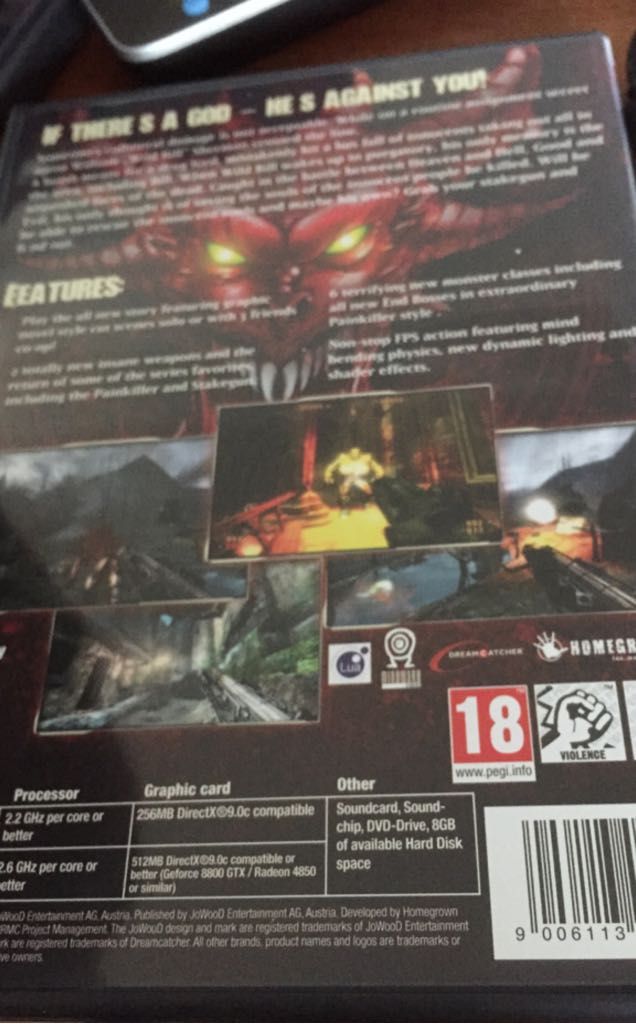 Painkiller Resurrection - Valve Steam video game collectible [Barcode 9006113000495] - Main Image 2