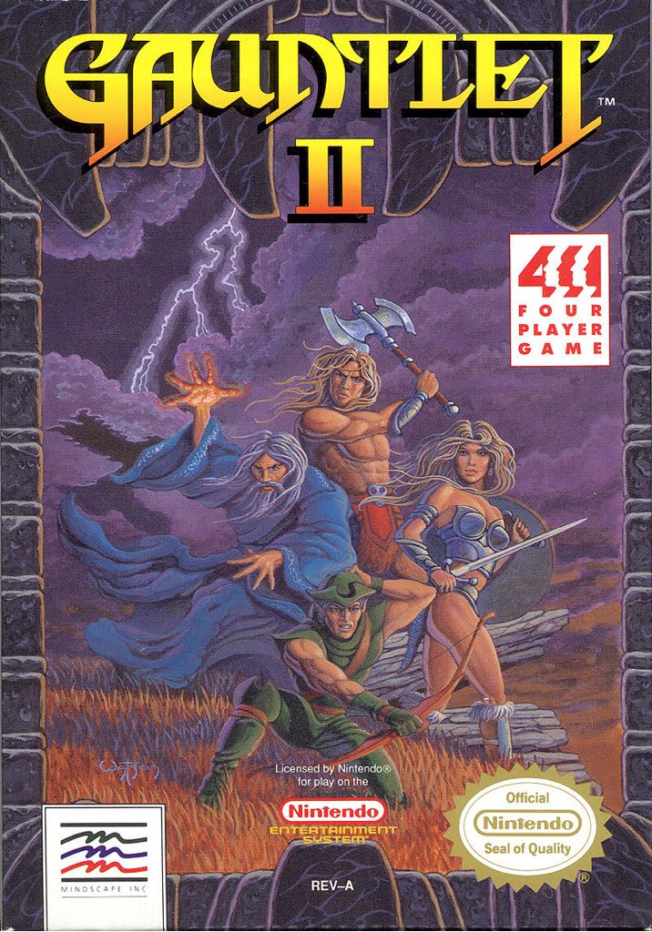 Gauntlet II - Nintendo Entertainment System (NES) video game collectible - Main Image 1
