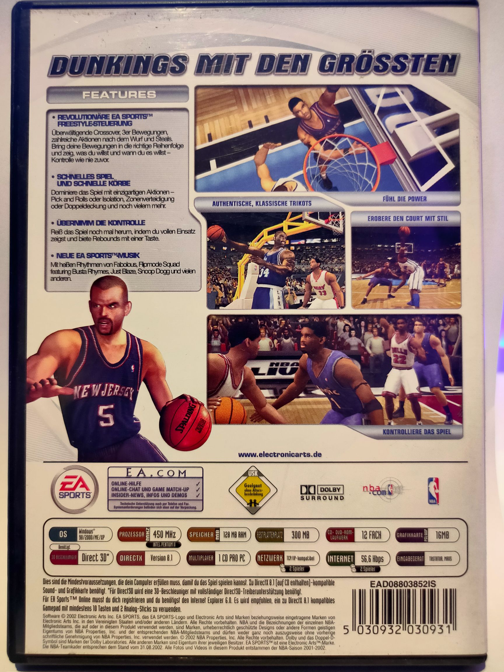 Nba Live 2003 - PC video game collectible [Barcode 5030932030931] - Main Image 2