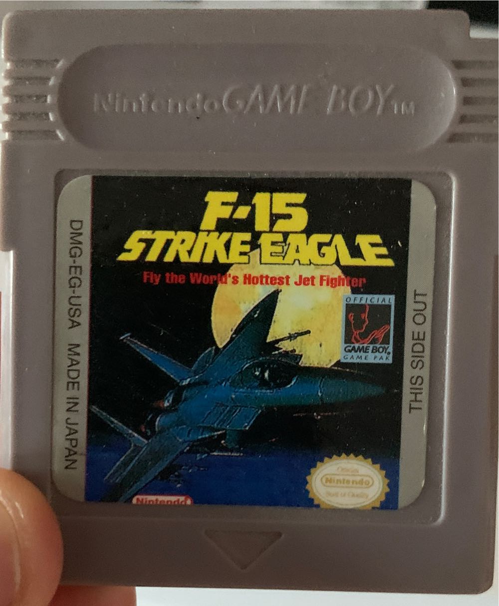 F-15 Strike Eagle - Nintendo Game Boy (Micropose - 1) video game collectible [Barcode 019703170200] - Main Image 3