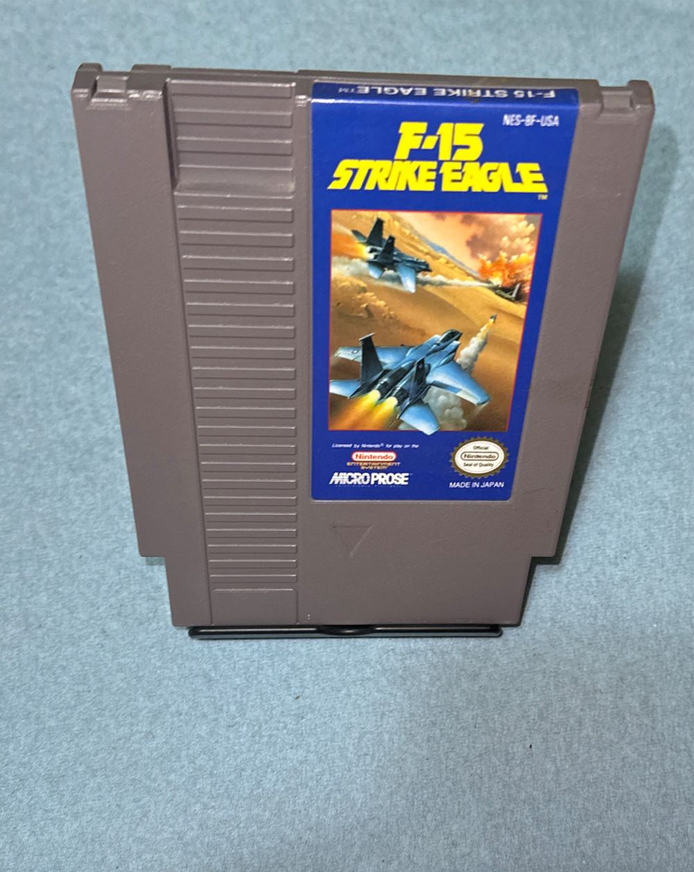 F-15 Strike Eagle - Nintendo Entertainment System (NES) (microprose) video game collectible - Main Image 3