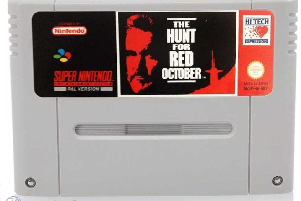 The Hunt For Red October - Nintendo Super Nintendo Entertainment System (SNES) (High Tech Expressions - 1) video game collectible - Main Image 3