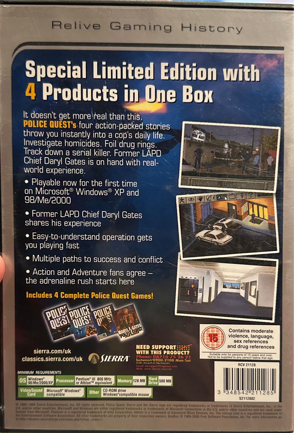 Police Quest - PC video game collectible [Barcode 3348542211285] - Main Image 2