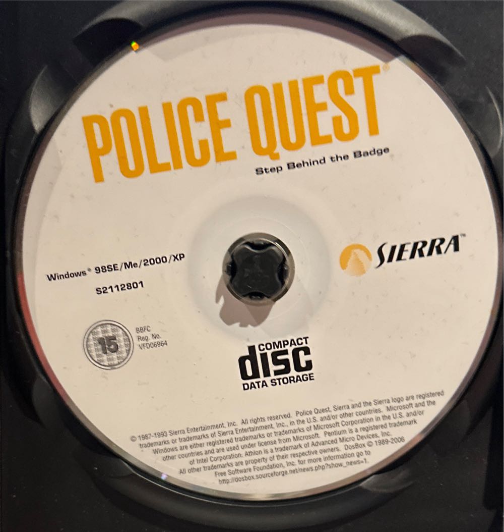 Police Quest - PC video game collectible [Barcode 3348542211285] - Main Image 3