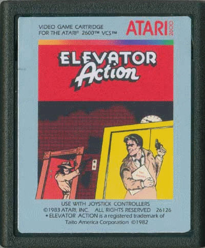 Elevator Action (HOMEBREW) - Atari 2600 (Homebrew) video game collectible - Main Image 3