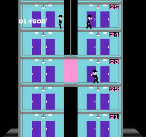 Elevator Action (HOMEBREW) - Atari 2600 (Homebrew) video game collectible - Main Image 4