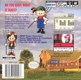Harvest Moon GBC - Nintendo Game Boy Color video game collectible - Main Image 2