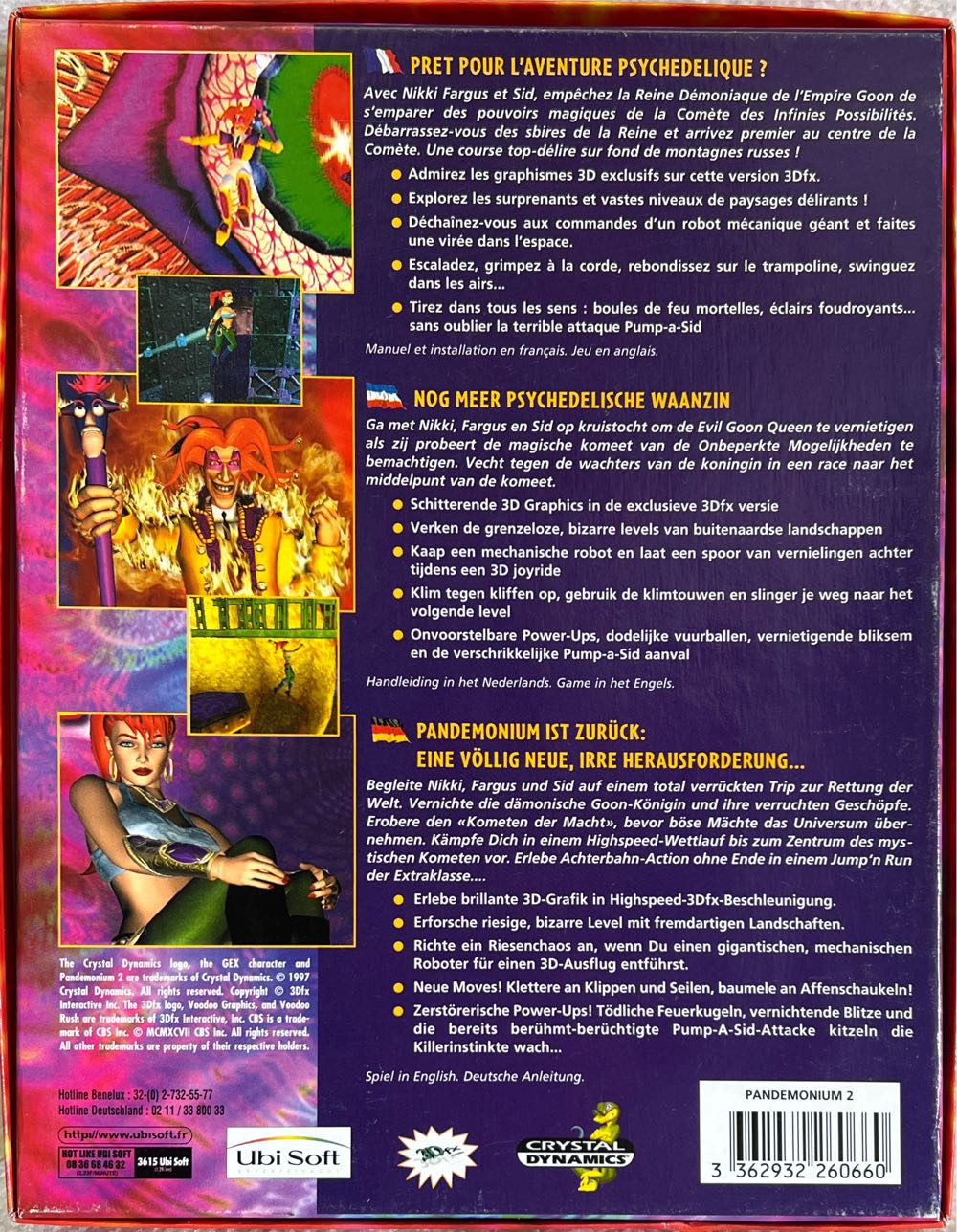Pandemonium 2 - PC video game collectible [Barcode 3362932260660] - Main Image 2