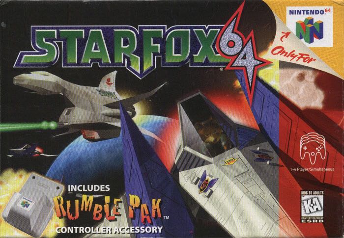 Star Fox 64 - Nintendo 64 (N64) video game collectible - Main Image 1