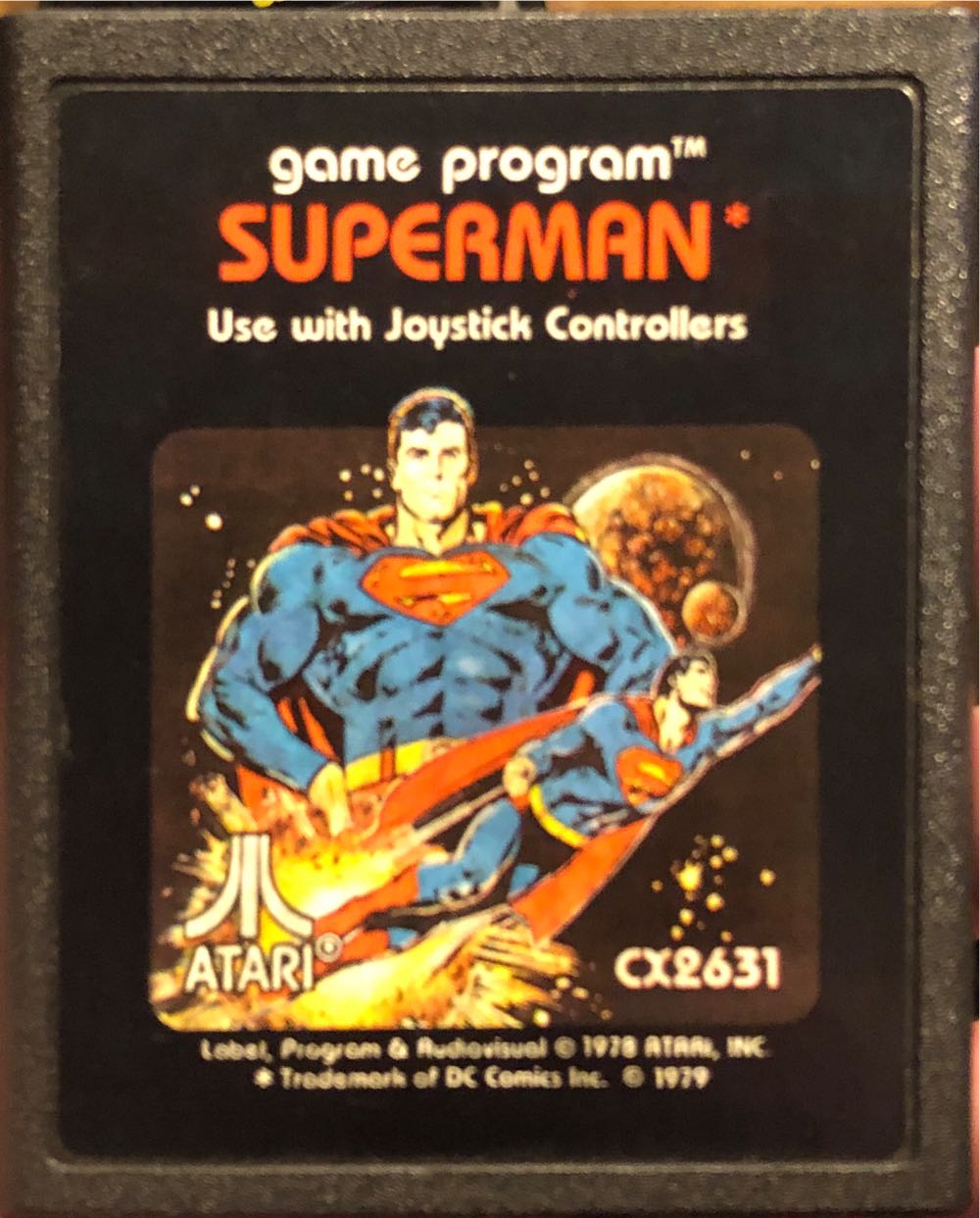 Superman - Atari 2600 (Atari - 1) video game collectible - Main Image 2