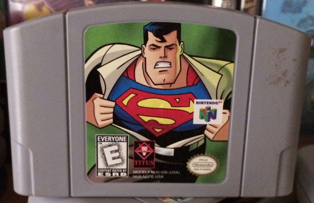 Superman - Nintendo 64 (N64) video game collectible - Main Image 2