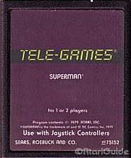 Superman - Atari 2600 (Sears, Roebuck and Co.) video game collectible - Main Image 1