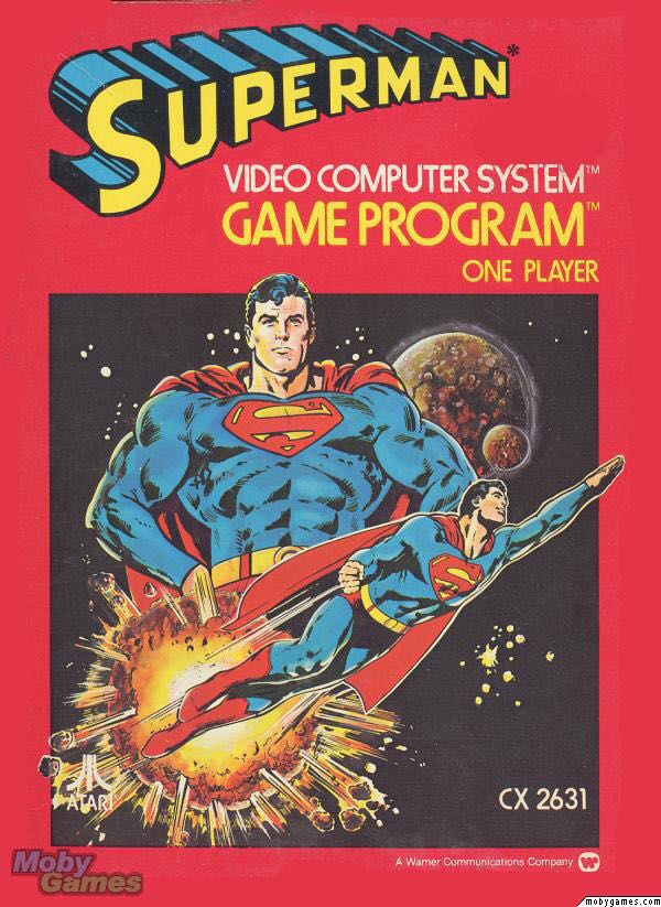 Superman - Atari 2600 (1) video game collectible - Main Image 1