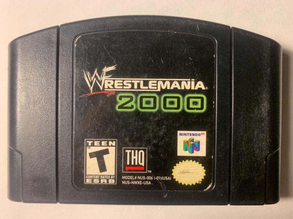 WWF Wrestlemania 2000 (Cart Only) - Nintendo 64 (N64) (Nintendo) video game collectible - Main Image 3