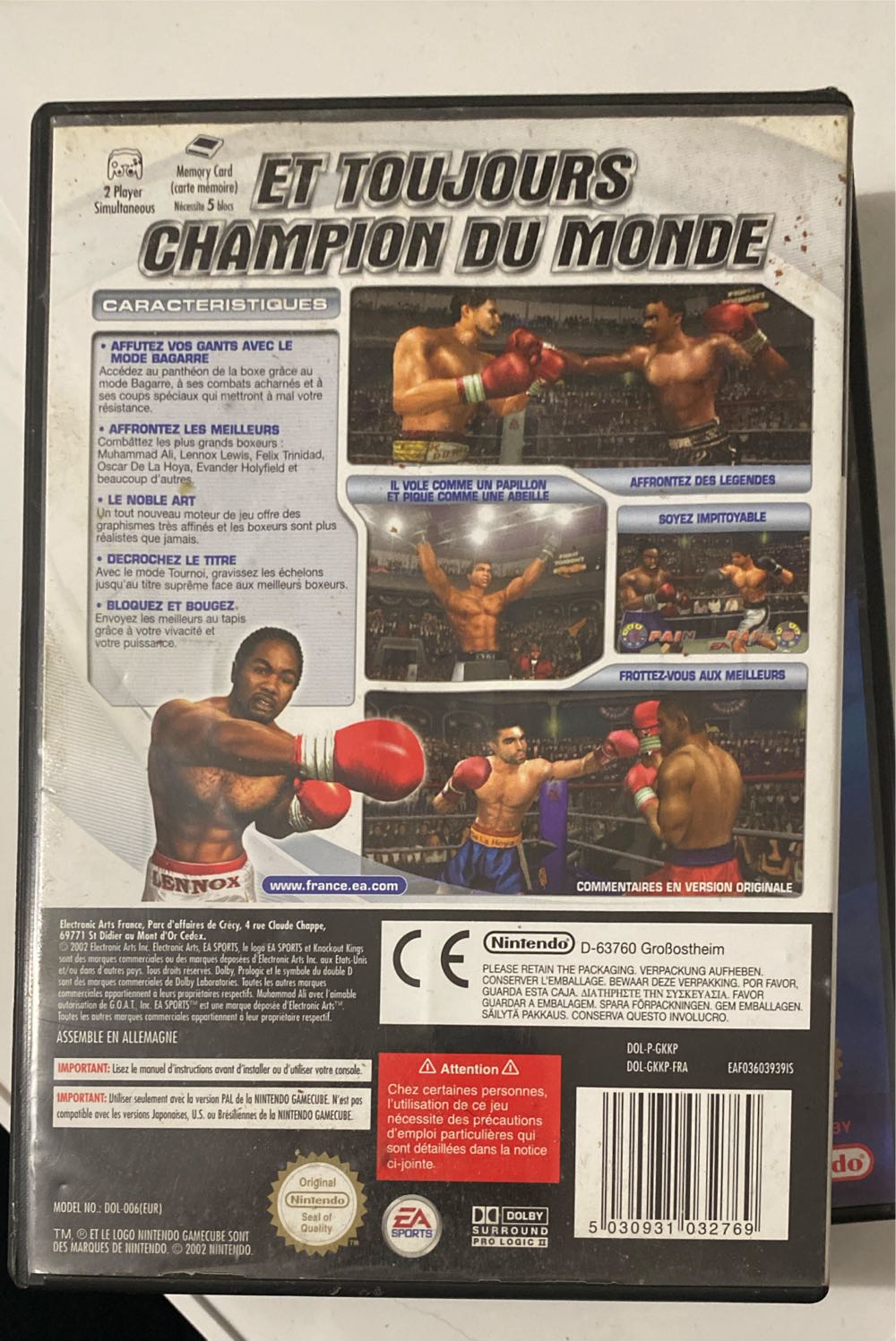 Knockout Kings 2003 - Nintendo GameCube video game collectible [Barcode 5030931032769] - Main Image 2