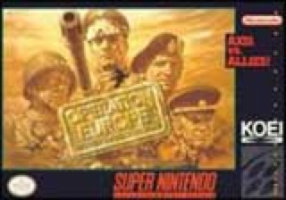 Operation Europe: Path To Victory 1939-45 (NEW) - Nintendo Super Nintendo Entertainment System (SNES) (Koei) video game collectible [Barcode 040198000680] - Main Image 1
