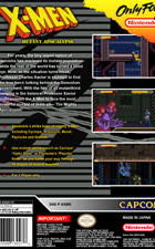 X-Men Mutant Apocalypse - Nintendo Super Nintendo Entertainment System (SNES) (Capcom  - 1) video game collectible - Main Image 3