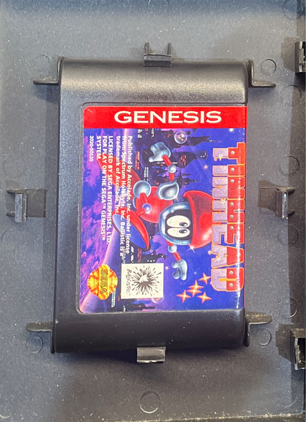 Tinhead - Sega Genesis (Mega Drive) (Spectrum HoloByte - 1) video game collectible [Barcode 015605035074] - Main Image 4