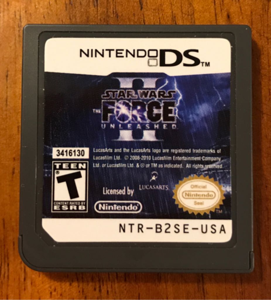 Star Wars: The Force Unleashed 2 - Nintendo DS (LucasArts - 1) video game collectible [Barcode 023272341619] - Main Image 2