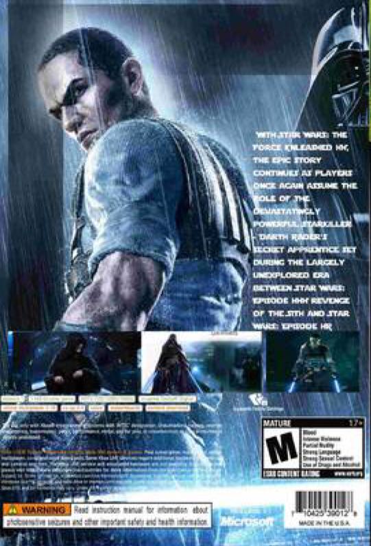 Star Wars: The Force Unleashed 2 - Microsoft Xbox One video game collectible - Main Image 2