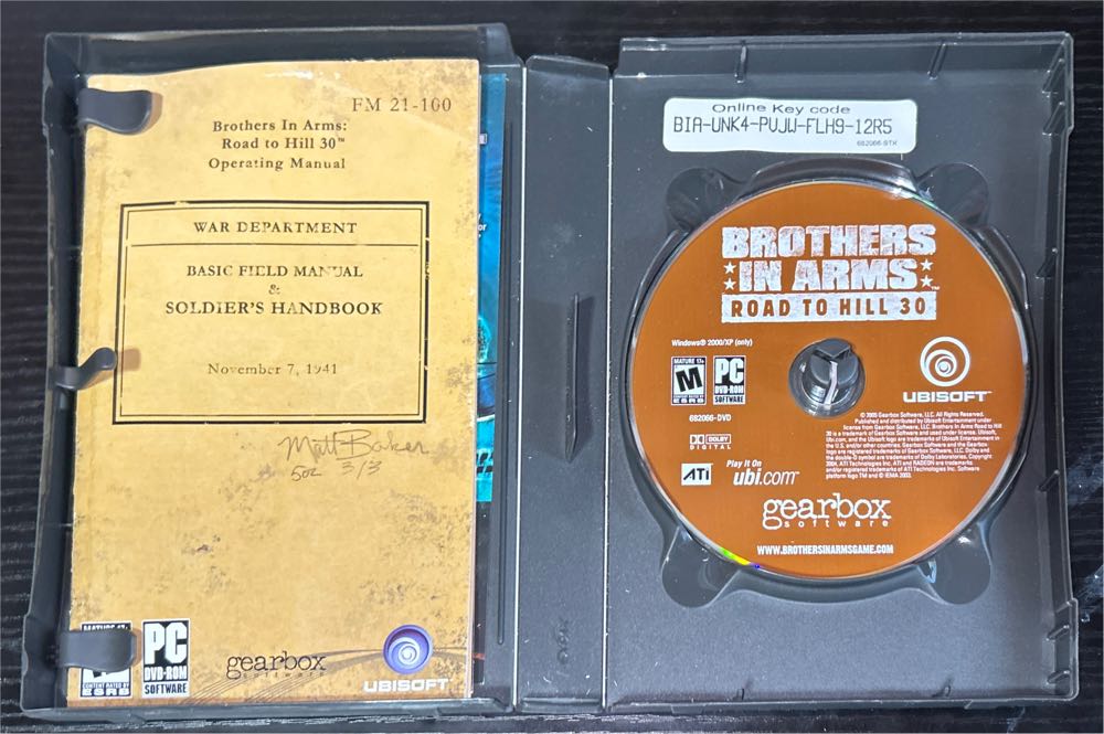 Brothers in Arms: Road to Hill 30 - PC (Ubisoft - 1) video game collectible [Barcode 008888682066] - Main Image 3