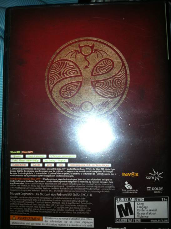 Fable 3 - Microsoft Xbox 360 video game collectible - Main Image 2