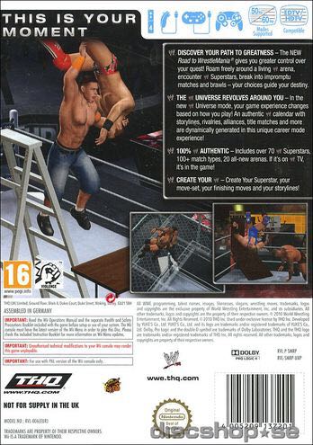 WWE Smackdown vs Raw 2011 - Nintendo Wii (THQ - 4) video game collectible - Main Image 2
