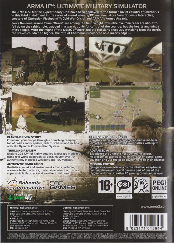 Arma 2 - Valve Steam video game collectible - Main Image 2